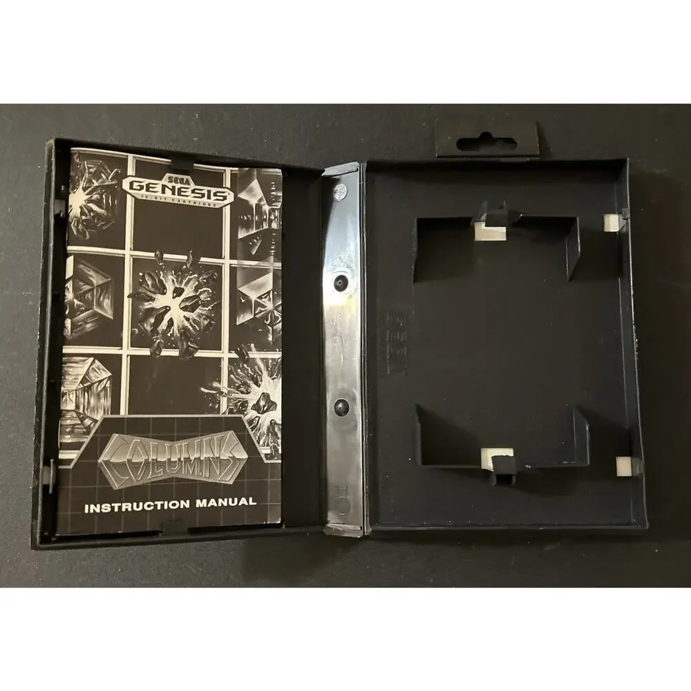 Columns SEGA Genesis 1995 Authentic CASE & MANUAL ONLY